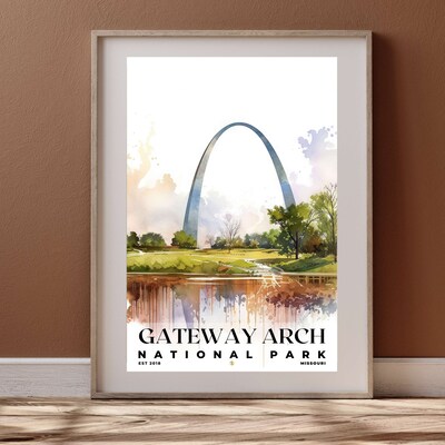 Gateway Arch National Park Poster, Travel Art, Office Poster, Home Decor | S4 - image4